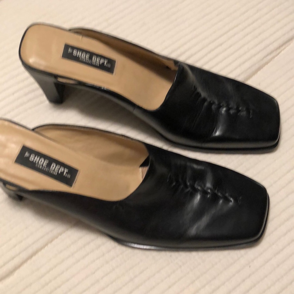 Black shoes w/heels shoe department collection.